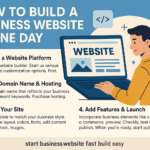 build a business website