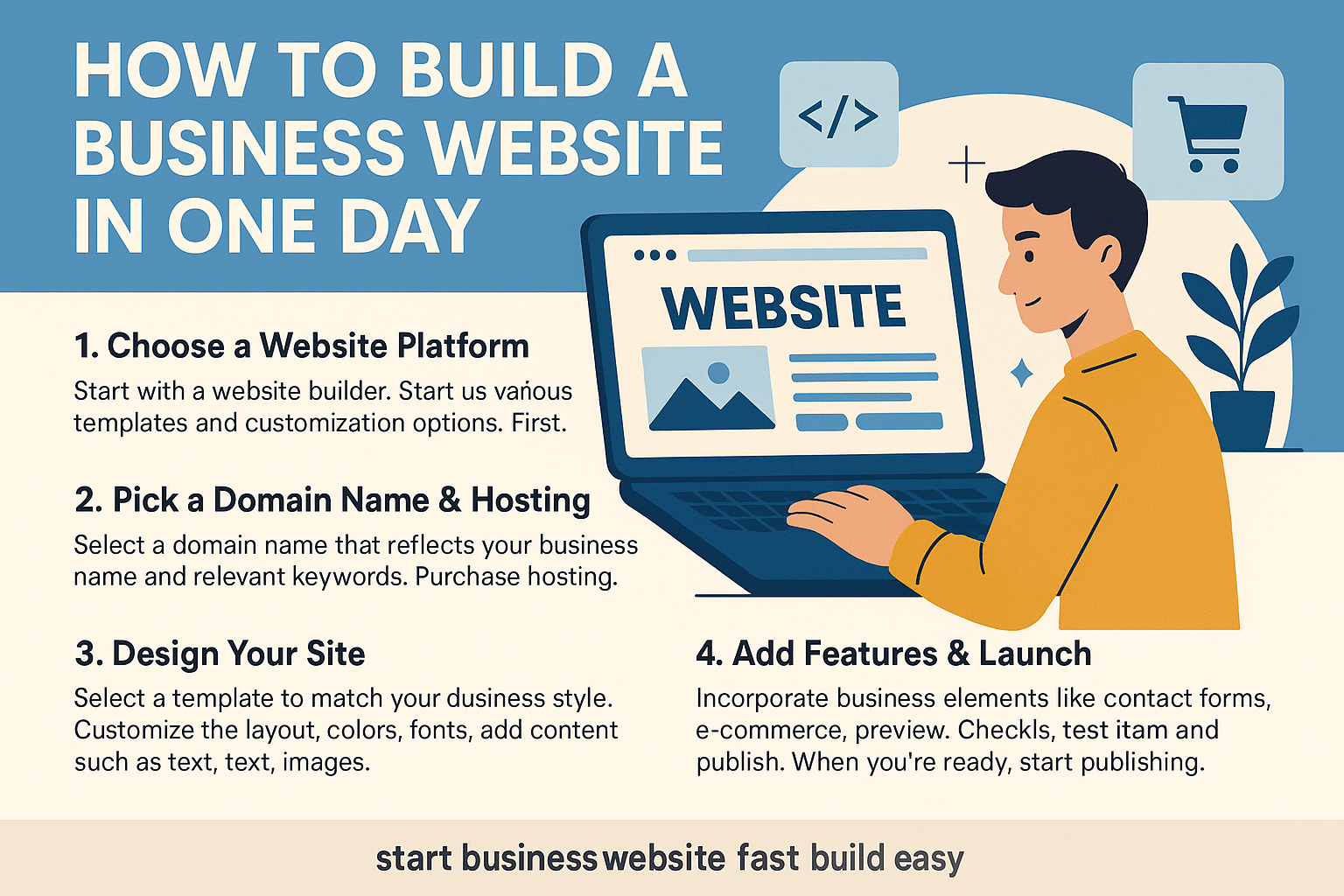 build a business website